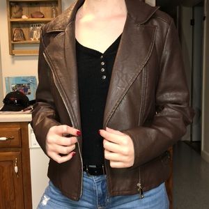 Leather jacket